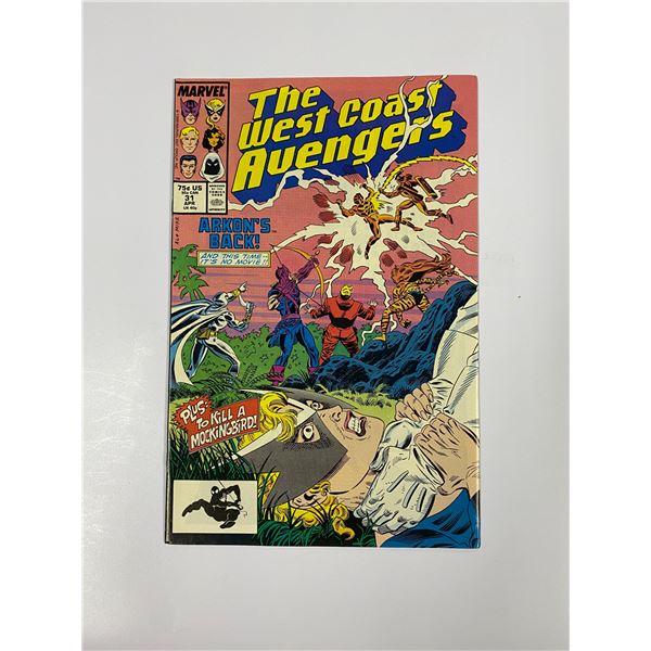 West Coast Avengers 31 Vintage Comic Book