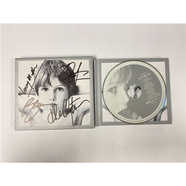 Autograph Signed U2 Boy CD