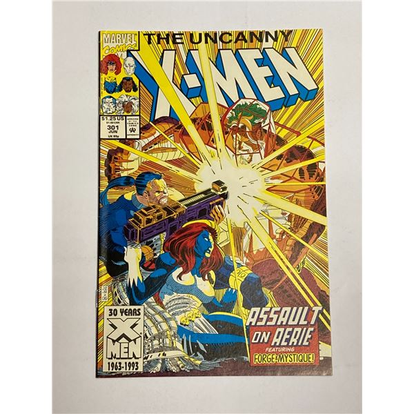 Uncanny Xmen #301 X MARVEL Vintage Comic Book