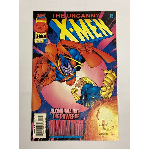 Uncanny Xmen #341 X MARVEL Vintage Comic Book