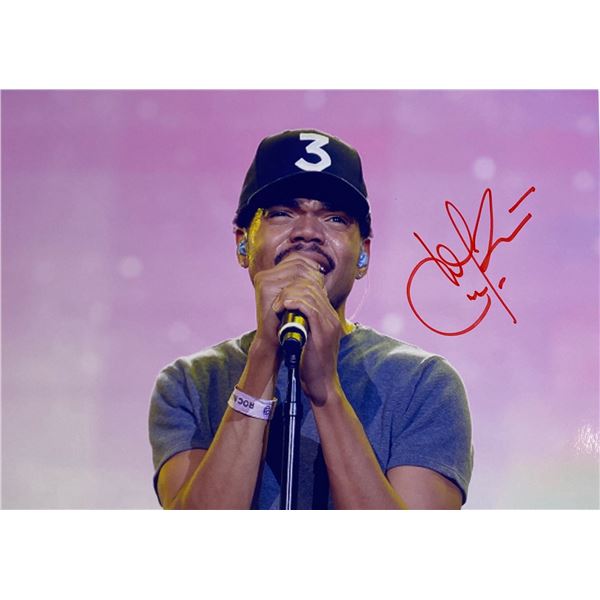 Autograph Signed Chance The Rapper Photo