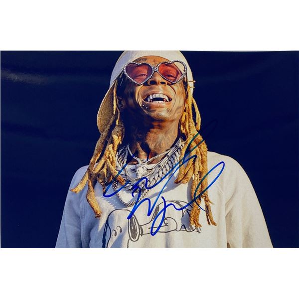 Autograph Signed Lil Wayne Photo