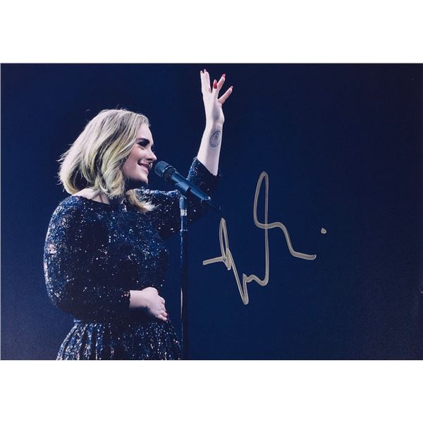 Adele Photo Autograph