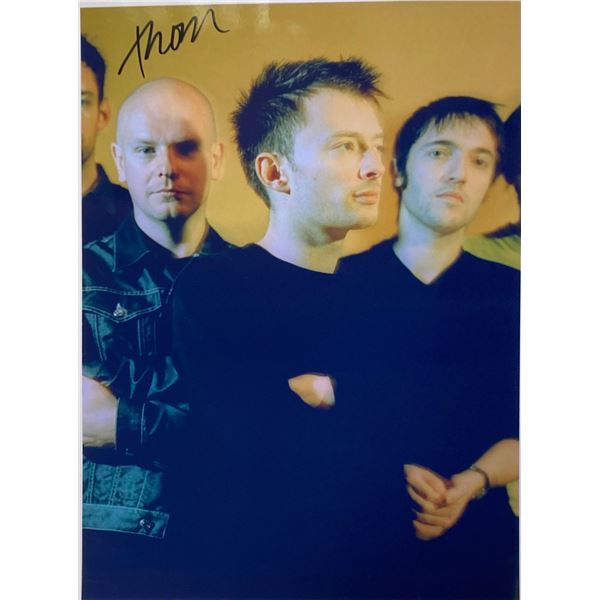 Autograph Signed Radiohead Photo