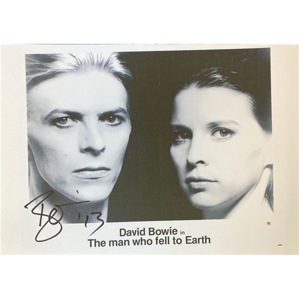 Signed David Bowie Media Press Photo