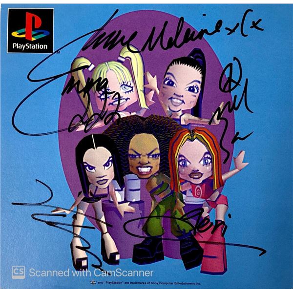 Autograph Signed Spice Girls Promo Card