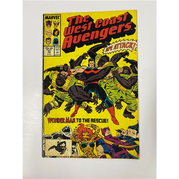 Avengers West Coast #33 Vintage Marvel Comic