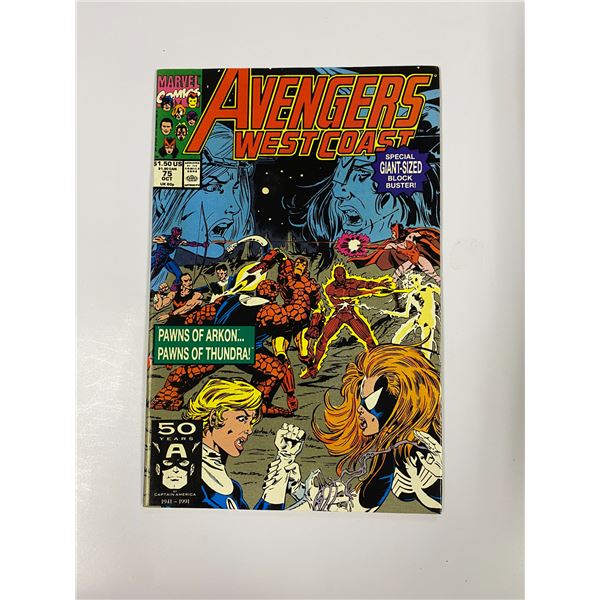 Avengers West Coast #75 Vintage Marvel Comic