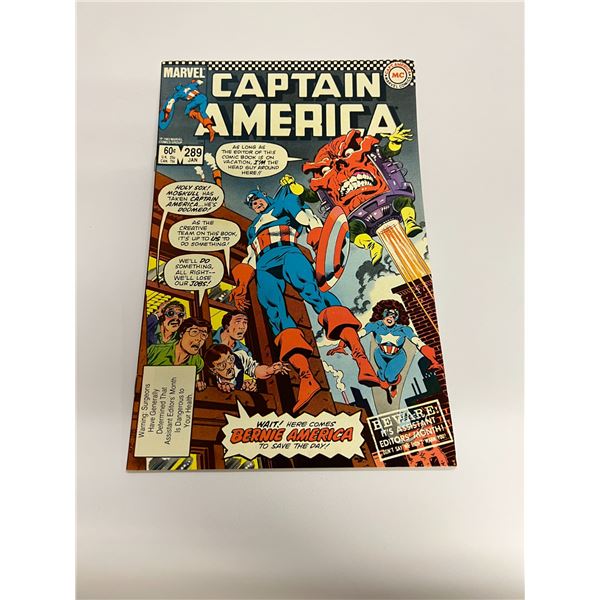 Captain America #289 Vintage Marvel Comic