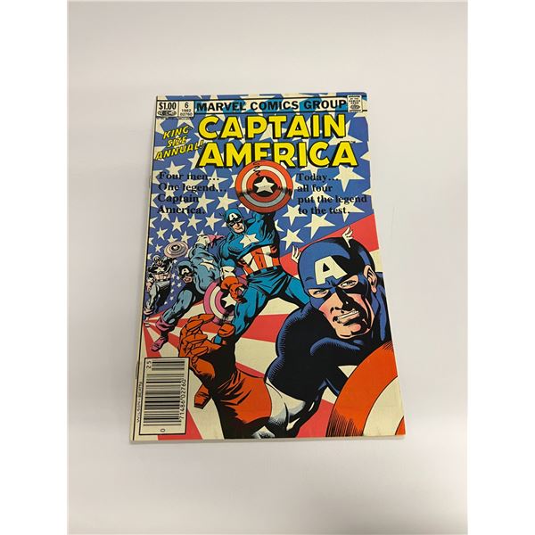 Captain America #6 Vintage Marvel Comic