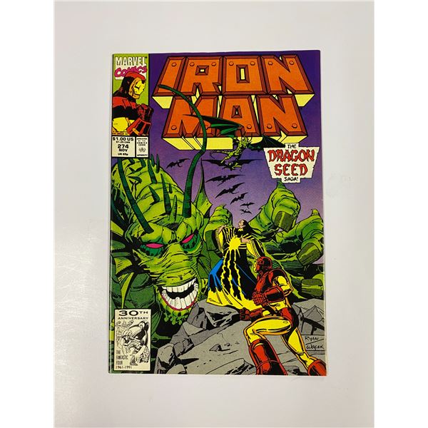 Iron Man #274 Vintage Marvel Comic