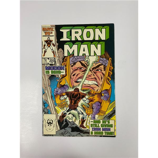 Iron Man #205 Vintage Marvel Comic