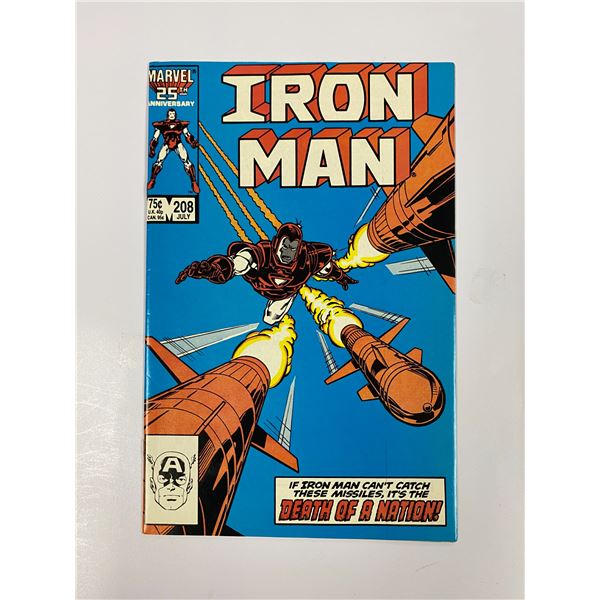 Iron Man #208 Vintage Marvel Comic