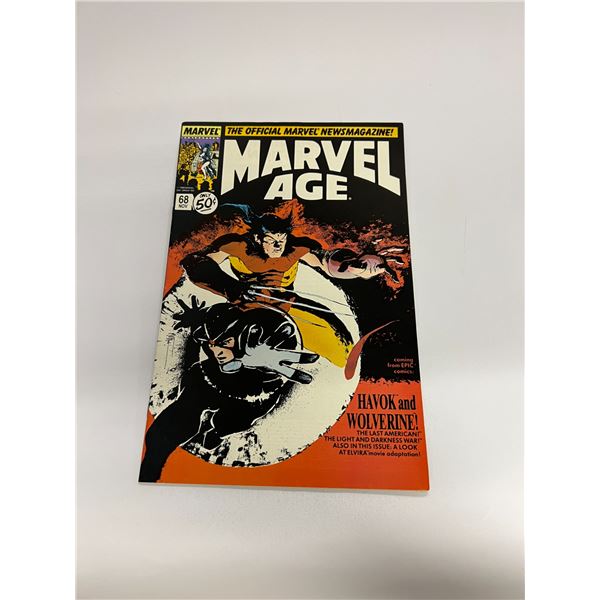 Marvel Age #68 Vintage Marvel Comic