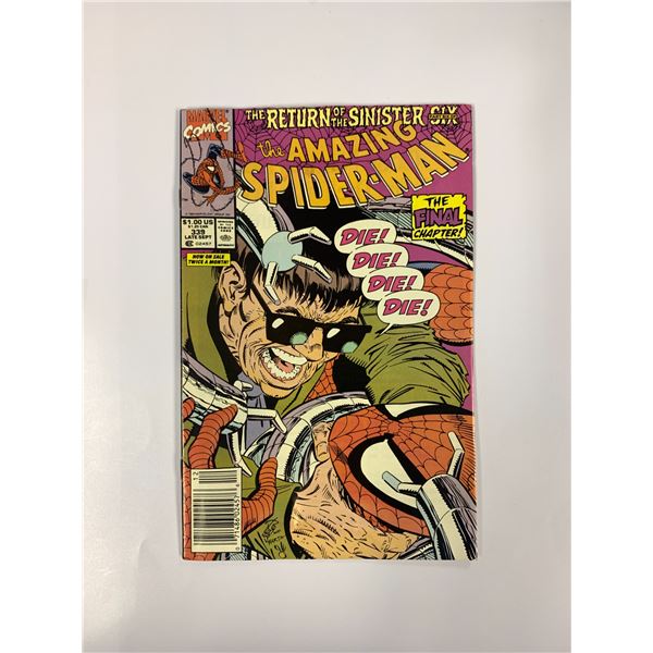 Spiderman #339 Vintage Marvel Comic