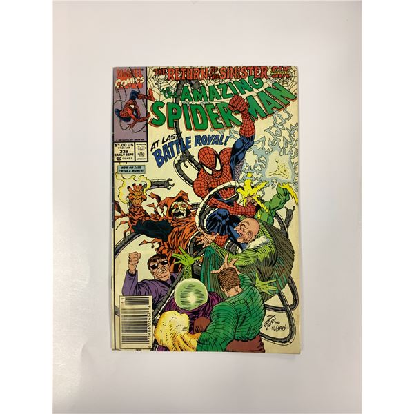 Spiderman #338 Vintage Marvel Comic