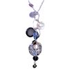 Image 1 : Lia Sophia Windsong Neptune Silver and Abalone Shell Disc Platinum Plated Necklace and Bracelet Set