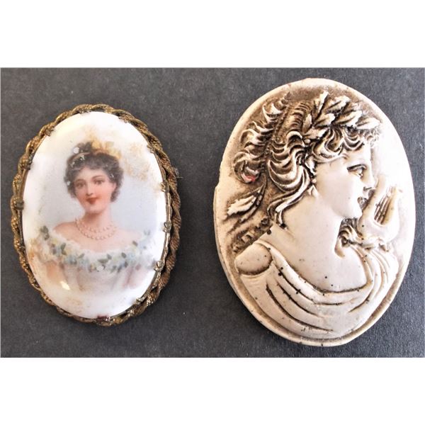 Two Vintage Brooches