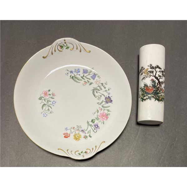 Decorative Plate and Vase