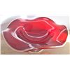 Image 2 : Ruby Glass Bowl - Flaw on Base