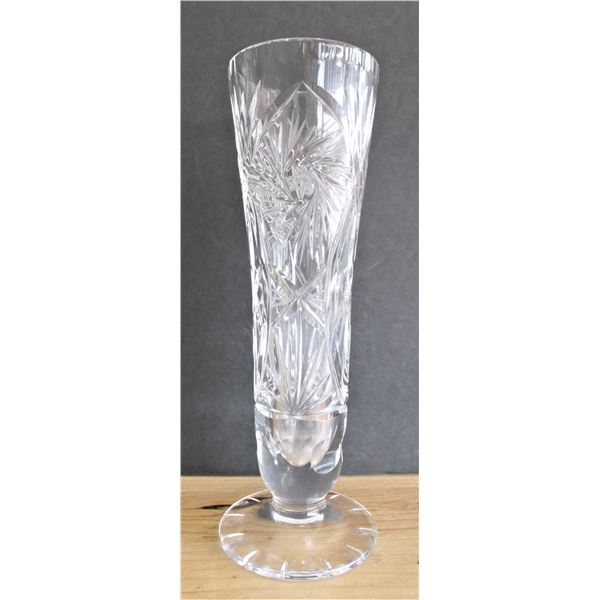 Pinwheel Crystal Vase