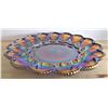 Image 2 : Indiana Glass, Iridescent Carnival Glass Deviled Eggs Platter