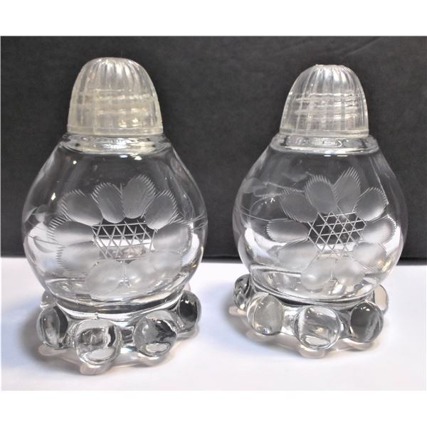 Candlewick Salt and Pepper Shakers