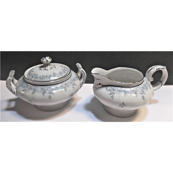 Delphine Sugar and Creamer - Franconia-Krautheim Discontinued. Circa: 1951 - 1975