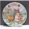 Image 1 : "Springtime Stroll" Avon Easter Plate - 1992 - Trim Gold