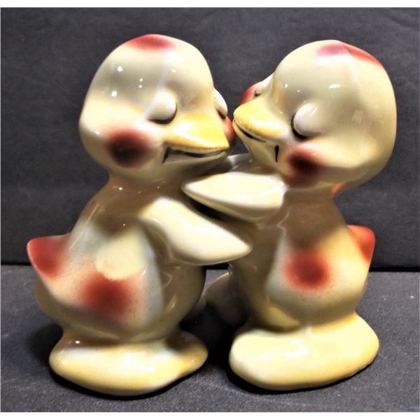 Vintage Van Tellingen Hugging Ducks Salt and Pepper Shakers