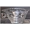 Image 2 : Cornflower Crystal Bowl - Flaw on Handle - Appears to be an Etched Mark