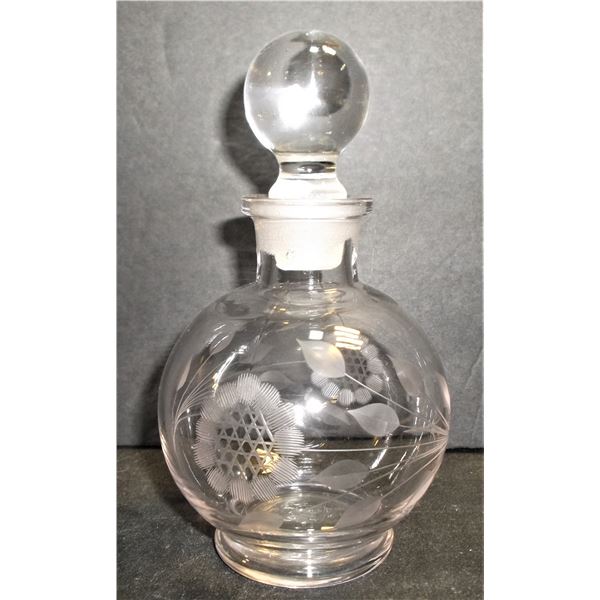 Cornflower Crystal Mini Decanter with Stopper