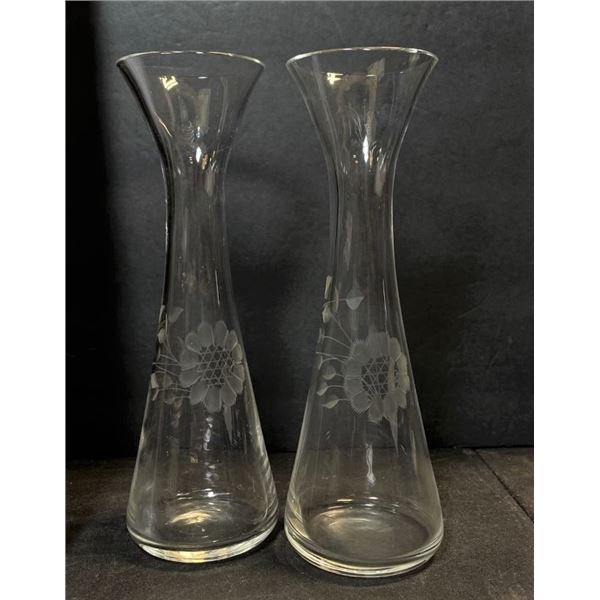 Two Crystal Vases