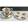 Image 1 : Tea Cup Saucer and Dessert plate , Bone China Pitcher Plant