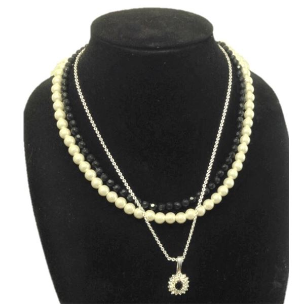 Three Necklaces - Avon in Pretty Box