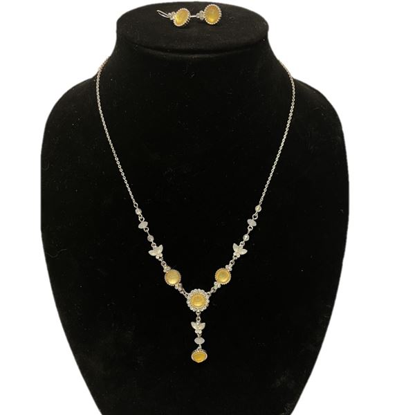 Avon Matching Necklace and Earrings