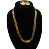 Image 1 : Gold Tone Matching Multi Strand Necklace and Earrings