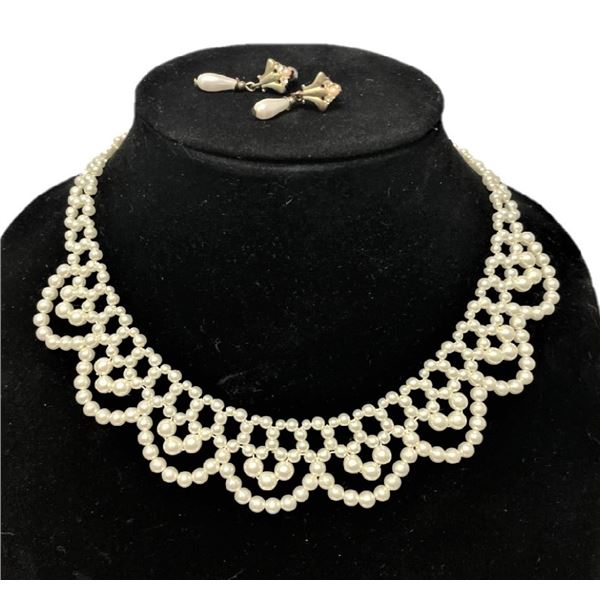 Faux Pearl Set, Unique and Pretty