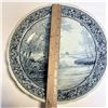 Image 3 : Royal Sphinx by Boch Delfts Wall Plate Charger River Scene