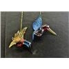 Image 4 : Hummingbird Etched Crystal and Glass Sun Catchers