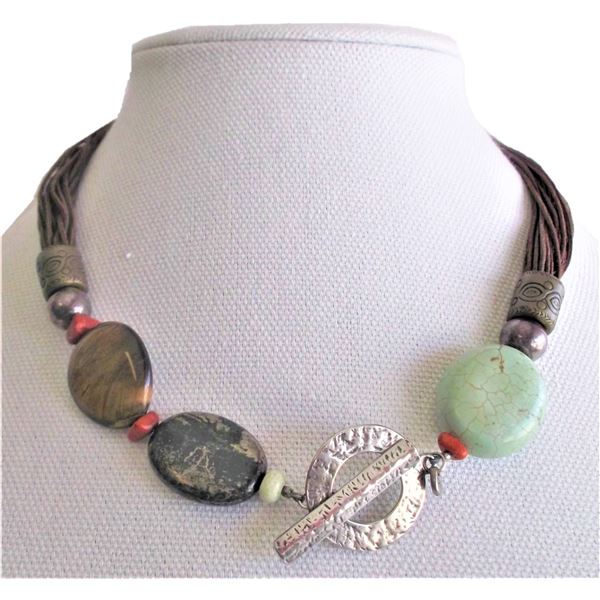 Silpada Sterling Silver Tiger's Eye Necklace - N1891