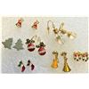 Image 1 : Collection of Christmas Earrings