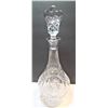 Image 1 : Lead Crystal Decanter with Stopper - 15" Tall