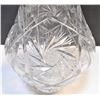 Image 2 : Lead Crystal Decanter with Stopper - 15" Tall