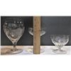 Image 3 : Cornflower Crystal Stemware  - Five Different Designs - See Images and Description - 11 Glasses