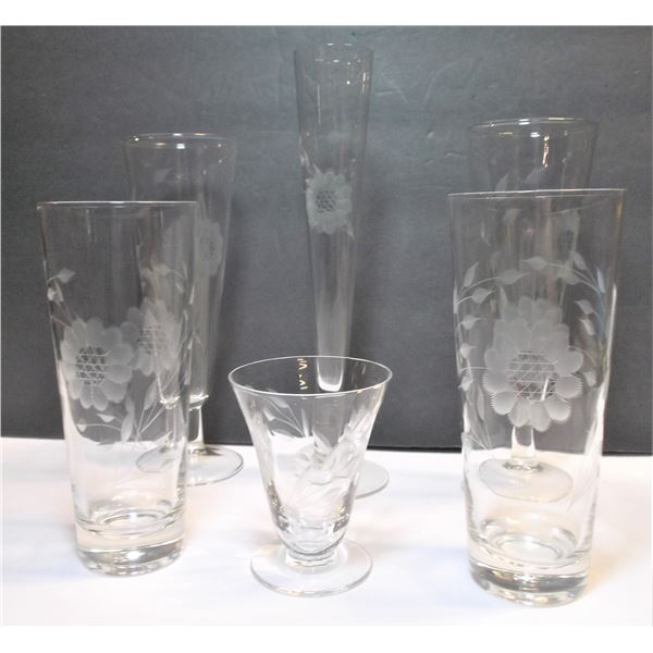 Cornflower Crystal Glasses