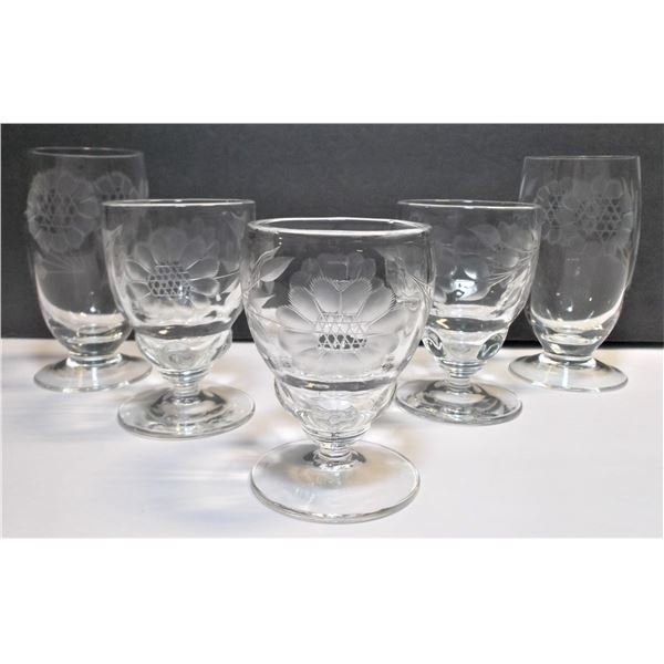 Cornflower Glasses - 12 Total - See Images - One has some damage