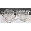 Image 1 : Cornflower Crystal Cream and Sugar Shell Accent Set - Two Sets