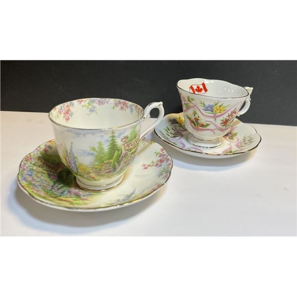 Royal Albert Tea Cups Kentish Rockery and Canada
