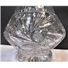 Image 3 : Pinwheel Crystal Pitcher and Vase - Both Heavy